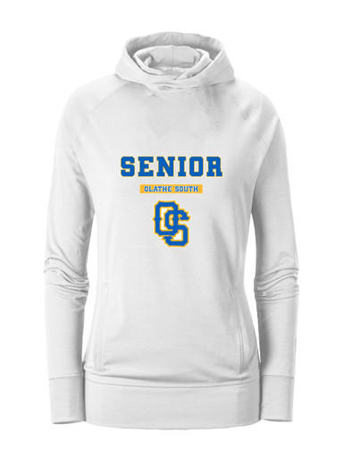 Olathe South Falcons OS Script Senior #2 Women's Hoodie