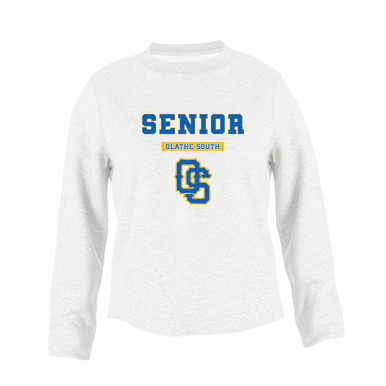 Olathe South Falcons OS Script Senior #2 Women's Sweatshirt