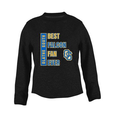 Olathe South Falcons OS Script Best Falcon Fan Women's Sweatshirt