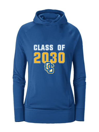 Olathe South Falcons OS Script Class of 2030 Women's Hoodie