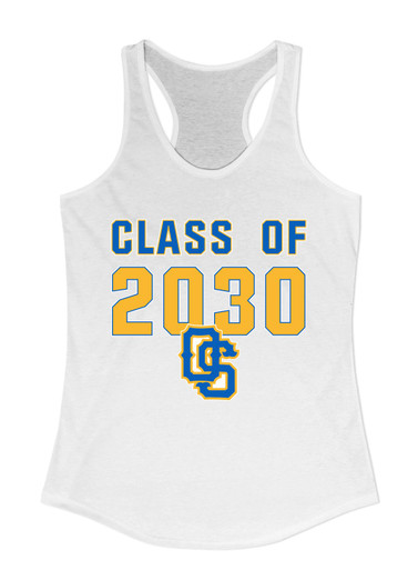 Olathe South Falcons OS Script Class of 2030 Women's Tank Top