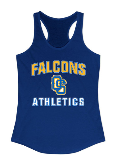Olathe South Falcons OS Script Athletics Women's Tank Top