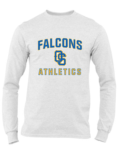 Olathe South Falcons OS Script Athletics Men's Premium LS T-Shirt