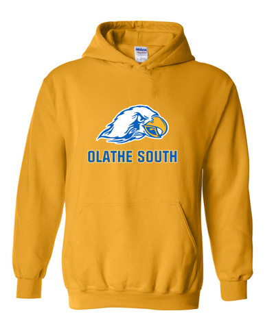 Olathe South Falcons Mascot #2 Men's Hoodie