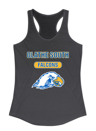 Olathe South Falcons Mascot #3 Women's Tank Top