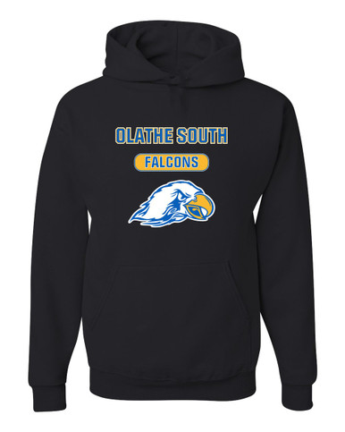 Olathe South Falcons Mascot #3 Men's Premium Hoodie