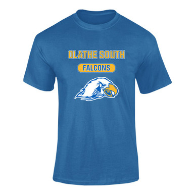 Olathe South Falcons Mascot #3 Men's Premium SS T-Shirt