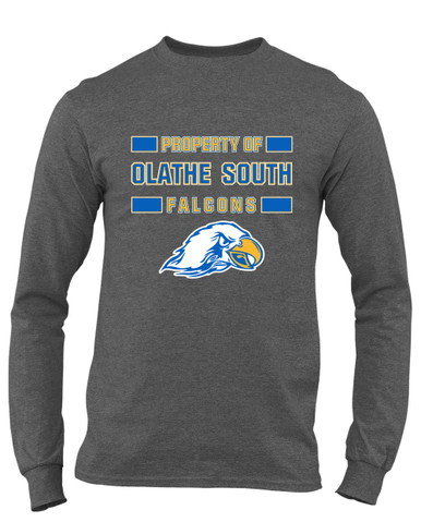 Olathe South Falcons Property Of Men's Premium LS T-Shirt