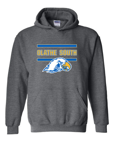 Olathe South Falcons Mascot #4 Men's Hoodie