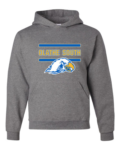 Olathe South Falcons Mascot #4 Men's Premium Hoodie