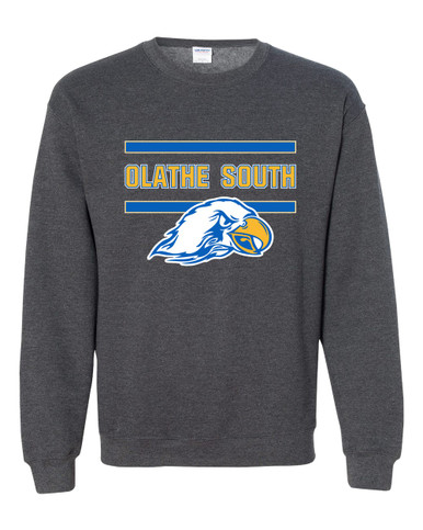 Olathe South Falcons Mascot #4 Men's Sweatshirt
