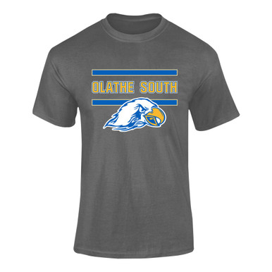 Olathe South Falcons Mascot #4 Men's SS T-Shirt