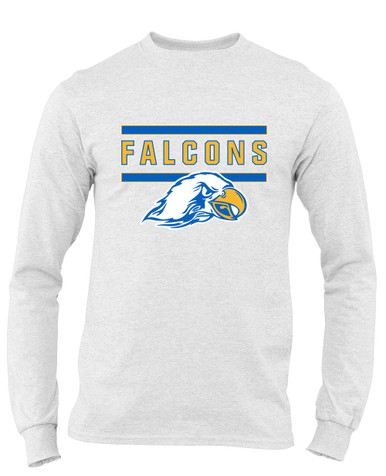Olathe South Falcons Mascot #5 Men's Premium LS T-Shirt