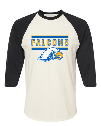 Olathe South Falcons Mascot #5 Men's Baseball T-Shirt