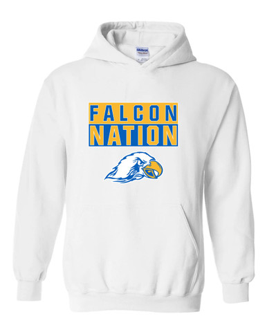 Olathe South Falcons Nation #1 Men's Hoodie