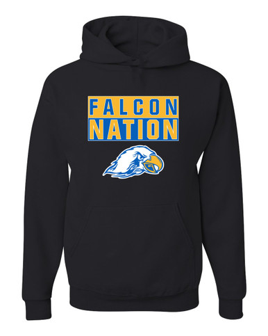 Olathe South Falcons Nation #1 Men's Premium Hoodie