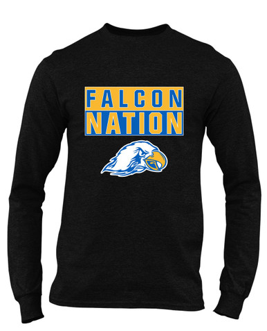 Olathe South Falcons Nation #1 Men's Premium LS T-Shirt