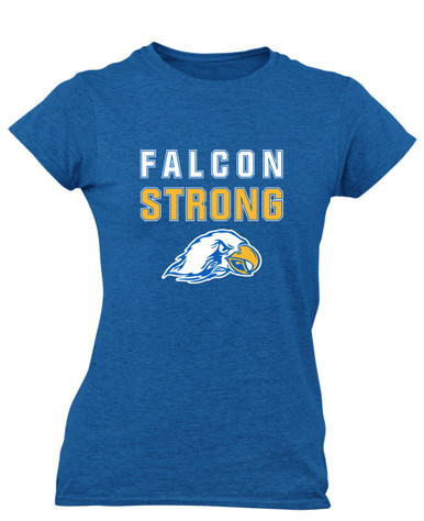 Olathe South Falcons Strong #2 Women's SS T-Shirt