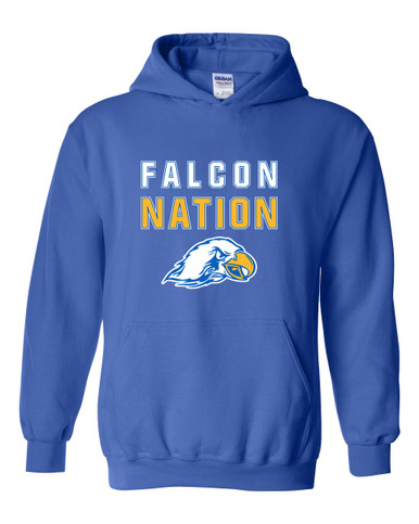 Olathe South Falcons Nation #2 Men's Hoodie