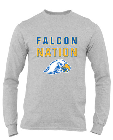 Olathe South Falcons Nation #2 Men's Premium LS T-Shirt