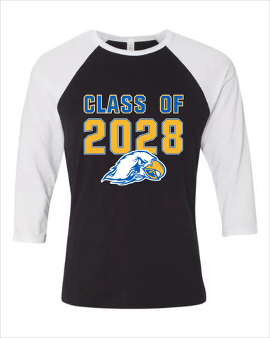 Olathe South Falcons Class of 2028 Men's Baseball T-Shirt