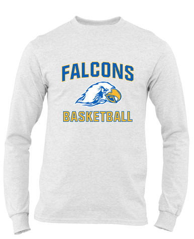 Olathe South Falcons Basketball #1 Men's LS T-Shirt