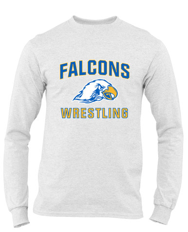 Olathe South Falcons Wrestling Men's Premium LS T-Shirt