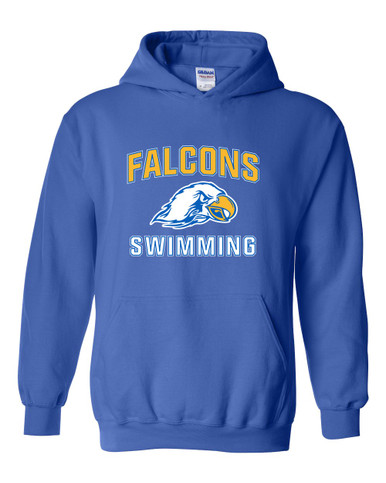 Olathe South Falcons Swimming Men's Hoodie
