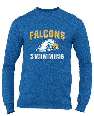Olathe South Falcons Swimming Men's Premium LS T-Shirt