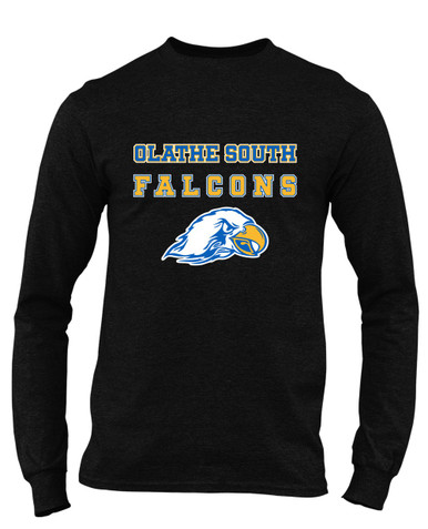 Olathe South Falcons Spirit Men's Premium LS T-Shirt