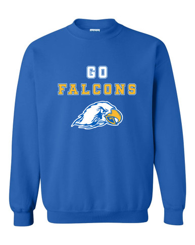 Olathe South Falcons Go Team Men's Sweatshirt
