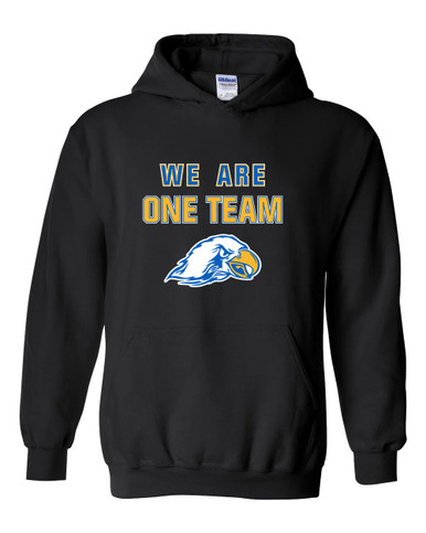 Olathe South Falcons We Are One Team Men's Hoodie