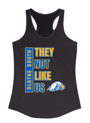 Olathe South Falcons They Not Like Us #1 Women's Tank Top