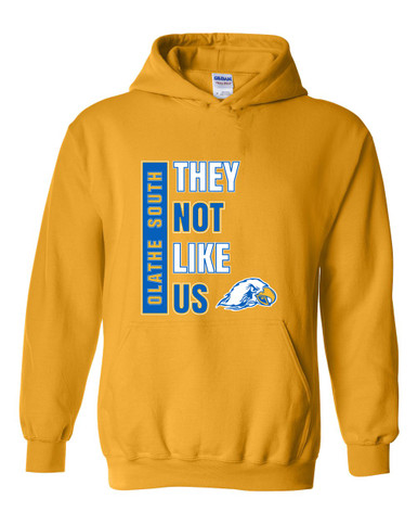 Olathe South Falcons They Not Like Us #1 Men's Hoodie