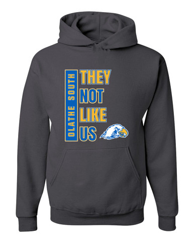 Olathe South Falcons They Not Like Us #1 Men's Premium Hoodie