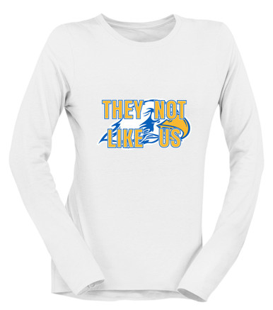 Olathe South Falcons They Not Like Us #2 Women's LS T-Shirt