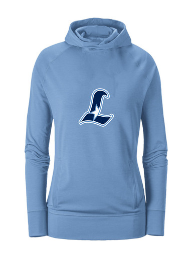 Liberty Falcons L Script Mascot #1 Women's Hoodie