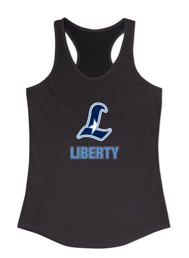 Liberty Falcons L Script Mascot #2 Women's Tank Top