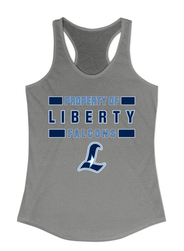 Liberty Falcons L Script Property Of Women's Tank Top