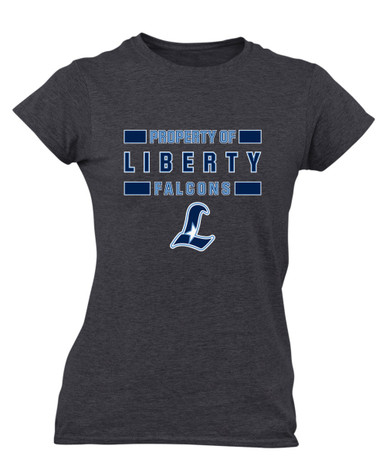 Liberty Falcons L Script Property Of Women's SS T-Shirt