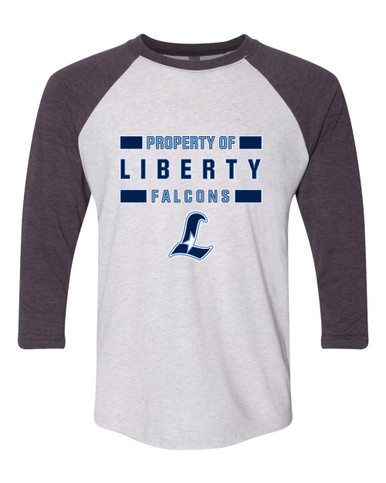 Liberty Falcons L Script Property Of Men's Baseball T-Shirt