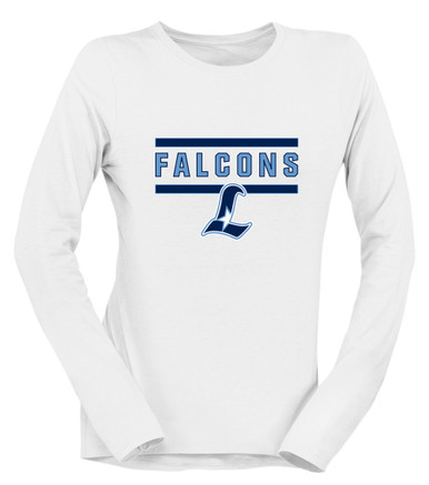 Liberty Falcons L Script Mascot #5 Women's LS T-Shirt