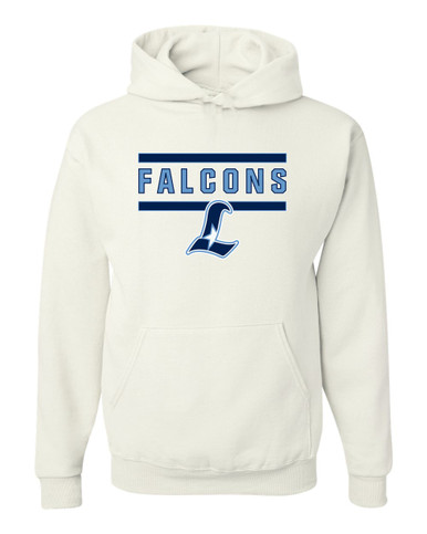 Liberty Falcons L Script Mascot #5 Men's Premium Hoodie