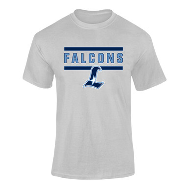 Liberty Falcons L Script Mascot #5 Men's Premium SS T-Shirt