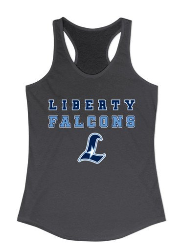 Liberty Falcons L Script Spirit Women's Tank Top
