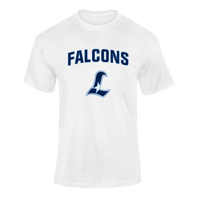 Liberty Falcons L Script Mascot #6 Men's Premium SS T-Shirt