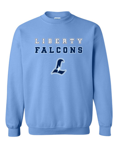 Liberty Falcons L Script Spirit Men's Sweatshirt