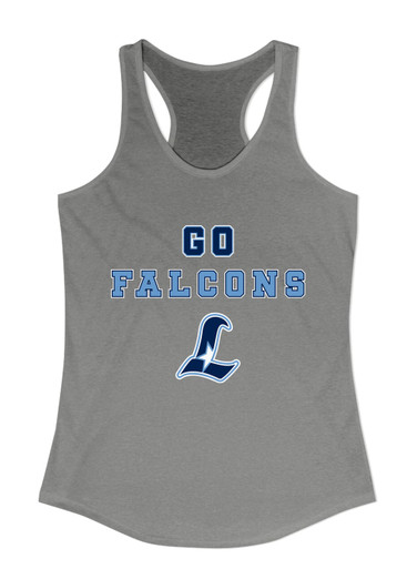 Liberty Falcons L Script Go Team Women's Tank Top