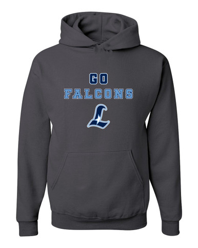 Liberty Falcons L Script Go Team Men's Premium Hoodie