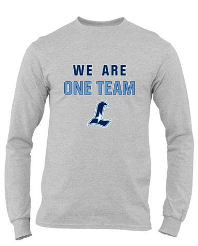Liberty Falcons L Script We Are One Team Men's Premium LS T-Shirt